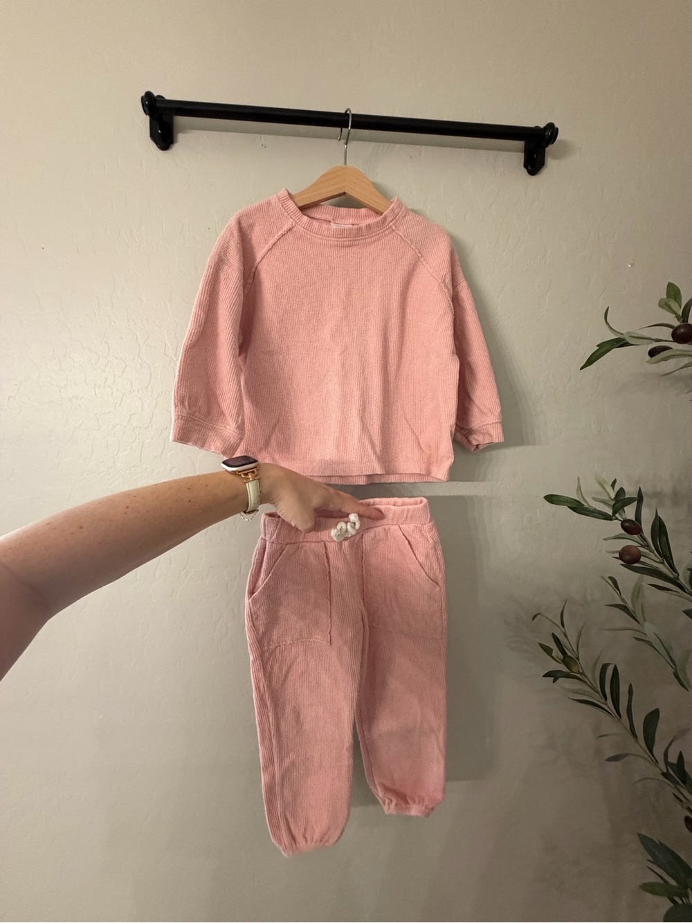 Zara Girls Two-Piece Matching Sweat Set